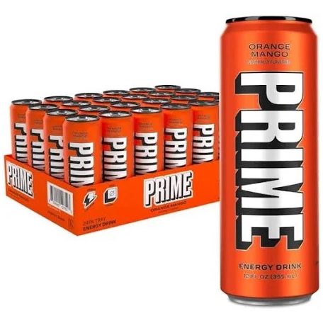 Prime Energy drink Orange-mango 355ml /24/