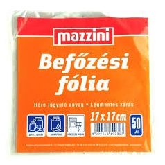 Mazzini befőzési fólia 17*17cm 50lap /70/