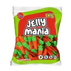 Jake Jelly mania carrots 1kg gumicukor /12/