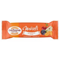 Cerbona 20g műzliszelet gyümölcsös /20/