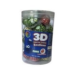 3D 10g pókember gyümölcs ízű töltött gumicukor /30/
