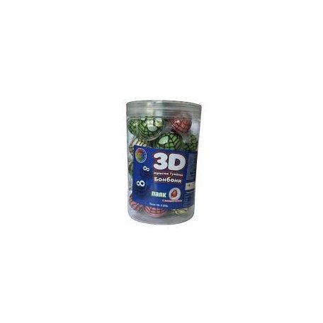 3D 10g pókember gyümölcs ízű töltött gumicukor /30/