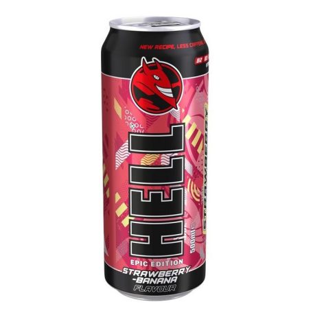 HELL 500ml Eper-Banán /12/+DRS