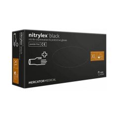 Mercator Nitril kesztyű FEKETE XL-es /100/