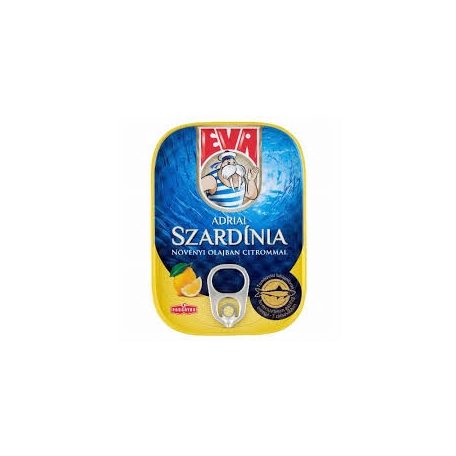 EVA Szardínia 100g növ.olajba citromos /15/