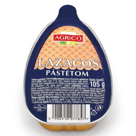 Agrico 105g Lazacos pástétom /9/