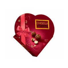 Chiqola Szív desszert mogyorós 110g /24/