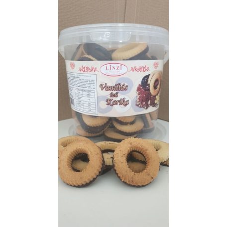 Linzi 700g Vödrös Vaníliás ízű karika