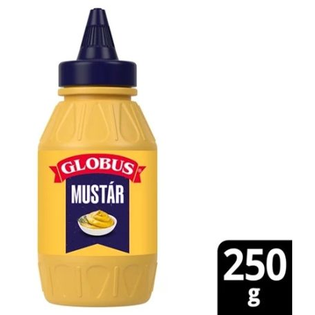 Globus 250g mustár flakonos /12/