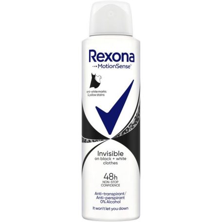 Rexona női deo 150ml invisible on B>W