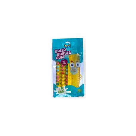 Crazy Gummy vonalzó bubble gum ruler 100g (5*20g) /24/