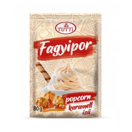 Tutti fagyipor 80g popcorn-karamell /15/