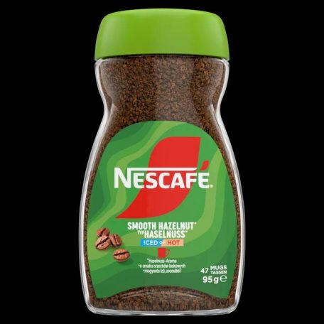 Nescafé instant 95g ÜVEGES Mogyoró /8/