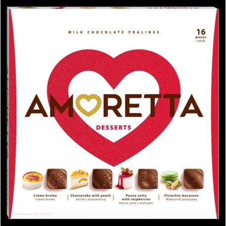 Mieszko Amoretta desszert 106g (piros)/10/