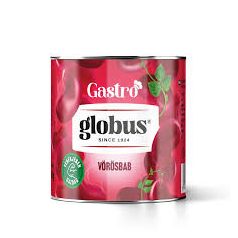 Globus Vörösbab konzerv 2495g/1500g /6/