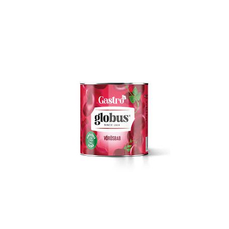 Globus Vörösbab konzerv 2495g/1500g /6/