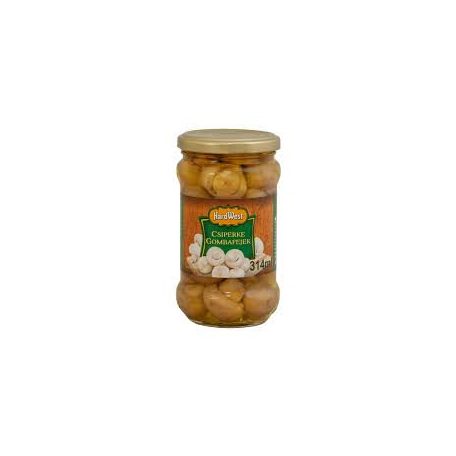 HardWest 280/170g Egész gomba üveges /12/