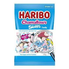 Haribo 90g Chamallows Smurfs Fam. (hupikék törp.)/30/