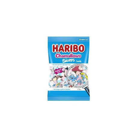 Haribo 90g Chamallows Smurfs Fam. (hupikék törp.)/30/