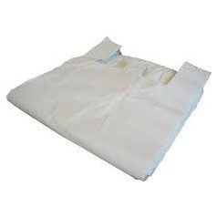 XTE T ingvállas szatyor FEHÉR/KÉK 55*55cm /50/