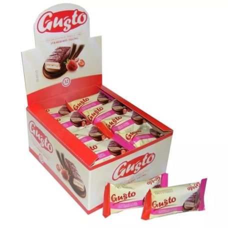 Gusto piskóta piros 32g /32/