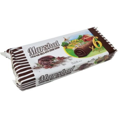 MARSHAL mini kakaós piskótatek. kakaós kr.tölt. 6*32g (barna) /9/