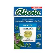 Ricola Mentol extra erős 40g /10/