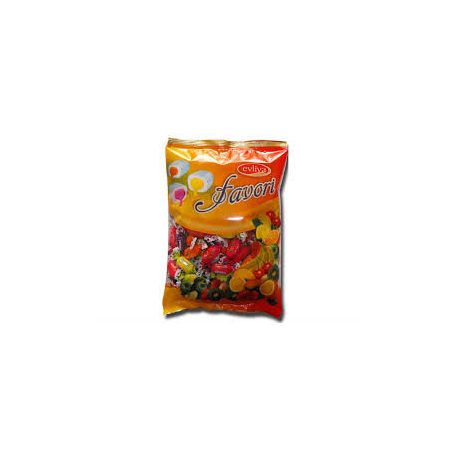 Favori gyümölcs ízű töltött karamella 800g /8/