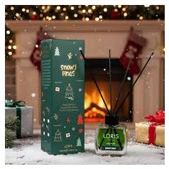 Loris Snowy Pines pálcás illatosító 120ml (ZÖLD)