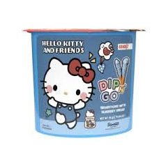 Dip&Go 55g áfonyás tejkrém+pálcika HelloKitty /24/