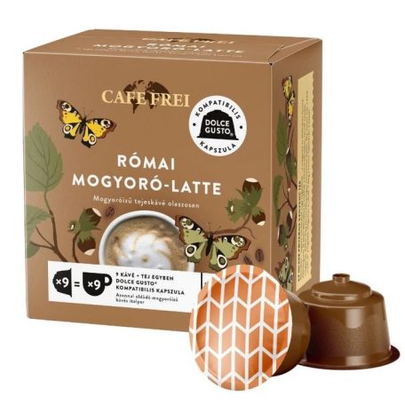Cafe Frei kapszula DGC 9db 126g Római Mogyoró-Latte /6/