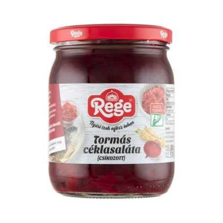 Rege céklasaláta tormás 510g /12/
