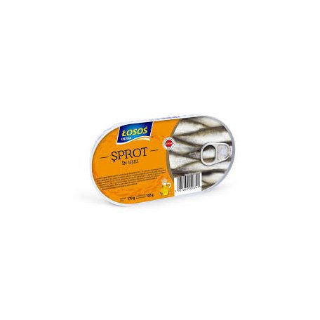 Losos Sprotni olajban 170g /16/