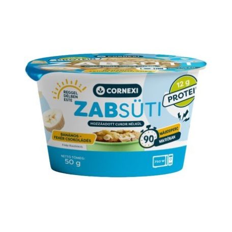 Cornexi zabsüti proteinnel 55g banános-fehércsokoládés HCN /16/