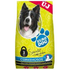 Eurodog 3kg Kutyatáp száraz csirke