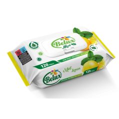 Belux nedves törlőkendő menthol-citrom 120db /12/
