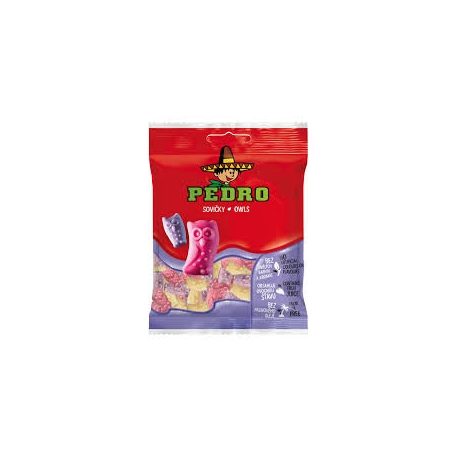 Pedro 80g owls (bagoly) gumicukor /20/