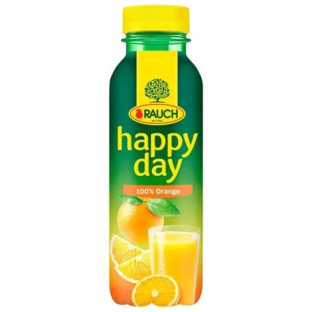 Happy Day 100% 0,33l Narancs PET /12/+DRS