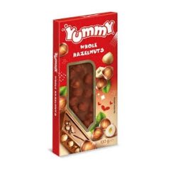 Yummy tejtábla egész mogyoróval 100g /16/