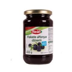 Real Feketeáfonya dzsem 400g /6/