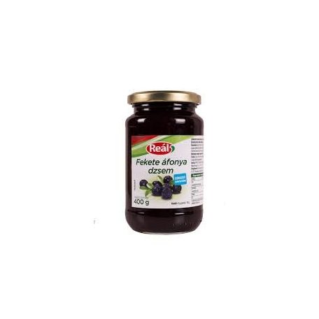 Real Feketeáfonya dzsem 400g /6/