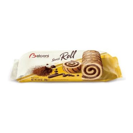 Balconi 250g Swiss Roll kakaókrémes tekercs /12/