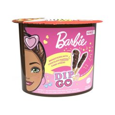 Dip&Go 55g málnás tejkrém+pálcikák BARBIE /24/