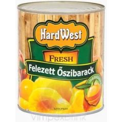 Hardwest Őszibarack befőtt konzerv 825g /12/