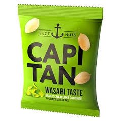 CAPITAN Mogyoró 70g Wasabi