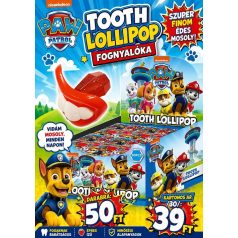 Paw Patrol Tooth Lollipop Fognyalóka 7g /30/