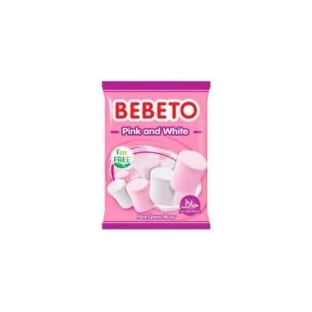 Bebeto Pink&White Marshmallow 60g /12/