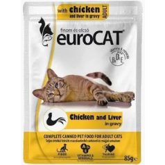 Eurocat 85g Csirke és máj /24/