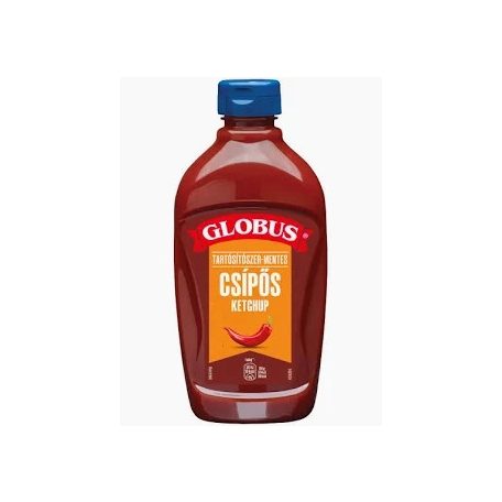 Globus 470g Ketchup Csípős /12/