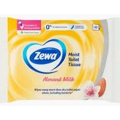 ZEWA Nedves toalettpapír 42db-os Almond milk /8/